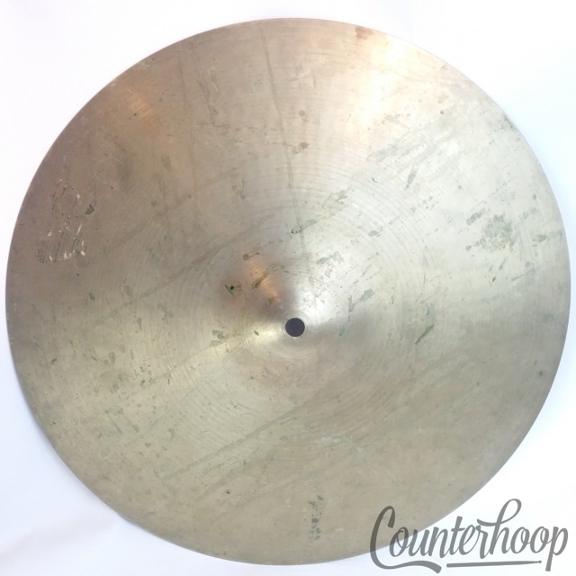 Zildjian 15" Hi-Hat Bottom Cymbal 1430g Turkish USA B20 Vintage 60s Avedis A* — main photograph