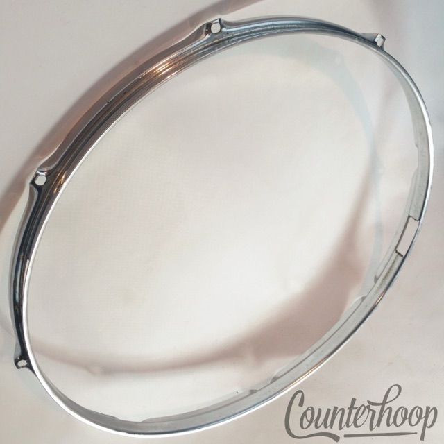 Rogers 16" Marching Snare/Tom Drum Resonant/Batter Rim/Hoop 8-Lug 60s Powertone — main photograph