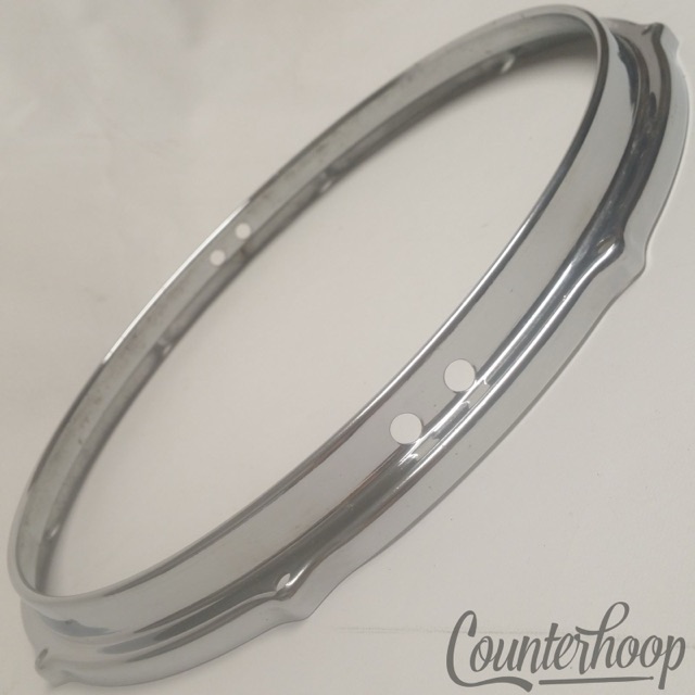 Sonor 14" Snare Drum Resonant Rim/Hoop 8-Lug Chrome Teardrop Stick-Saver 60s* — main photograph