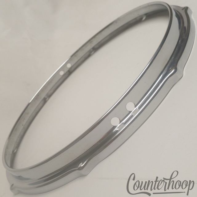 Sonor 14" Snare Drum Resonant Rim/Hoop 8-Lug Chrome Teardrop Stick-Saver 60s* — main photograph