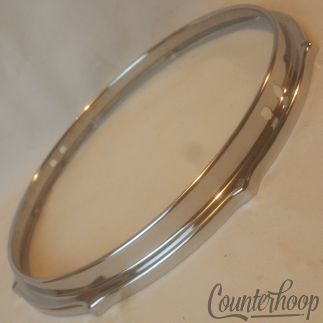 Sonor 14" Snare Drum Resonant Rim/Hoop 8-Lug Chrome Teardrop Stick-Saver 60s* — main photograph
