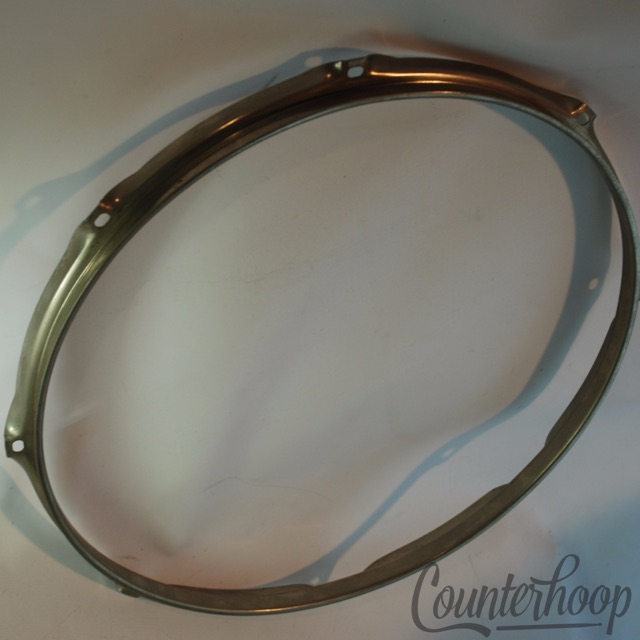 Ludwig 14"Snare/Tom Drum Batter/Resonant Rim/Hoop 8Lug WFL Nickel 50s TripleFlng — main photograph