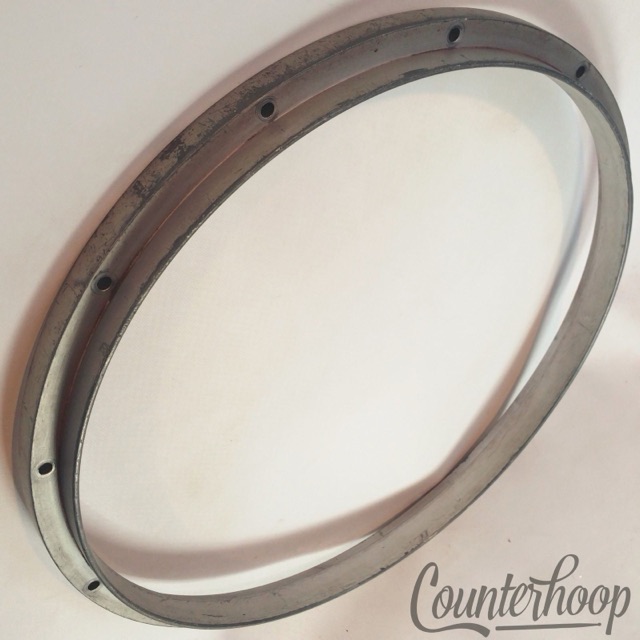 Yamaha 14" Die-Cast 12-Lug Snare Drum Batter Rim/Hoop Marching Japan 1lb 15oz* — main photograph