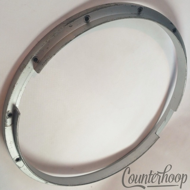 Yamaha 14" Die-Cast 12-Lug Snare Drum Resonant Rim/Hoop Marching Japan 1lb 15oz — main photograph