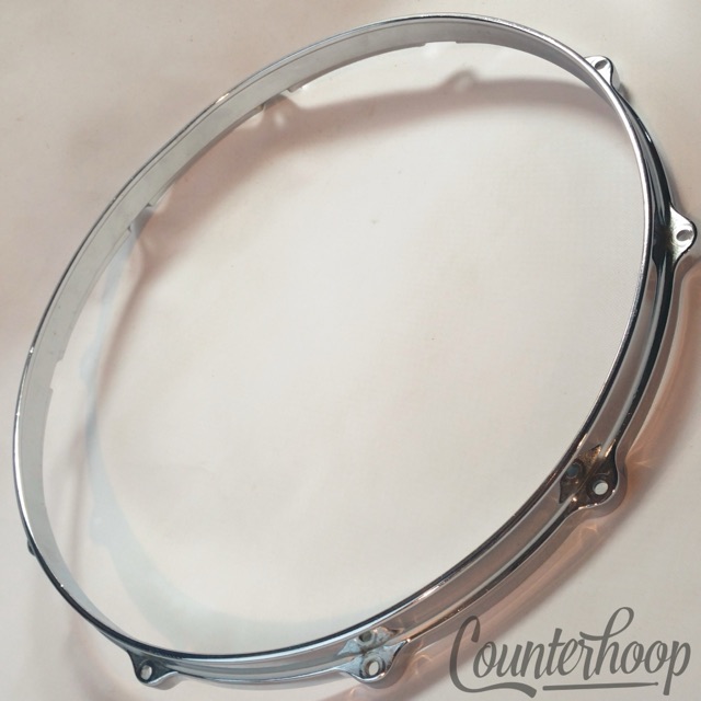 Pearl 14" Die-Cast 10-Lug Snare Drum Batter Rim/Hoop Chrome* — main photograph