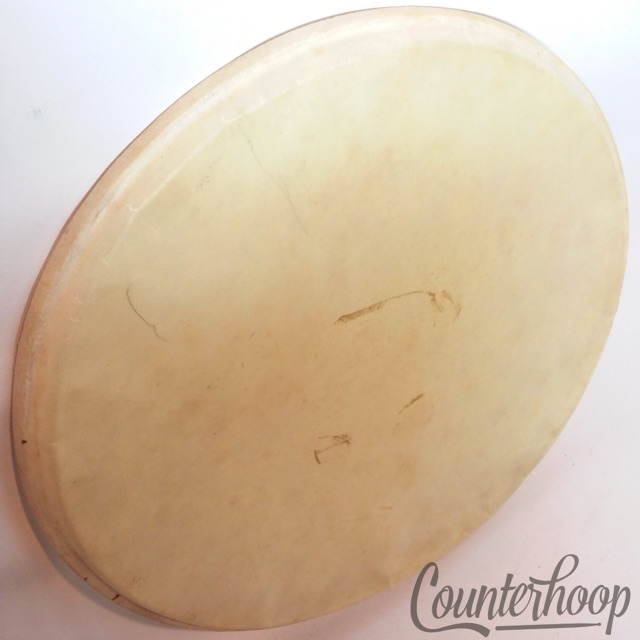 Leedy 13" Calf Skin Tom/Snare Drum Head Calfskin Batter Vintage 30s USA* — main photograph