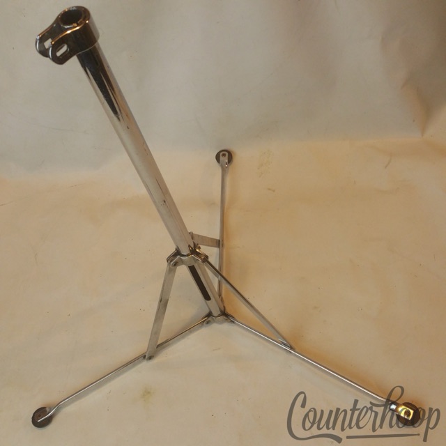 Ludwig WFL 1121 Hi-Hat Stand Tripod Cymbal Stand Flat-Base Parts Chrome USA 50s — main photograph