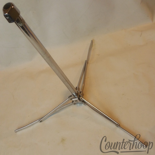 Ludwig 1400 Tripod Base Cymbal Stand Part Buddy Rich Model USA Chrome Vintage60s — main photograph