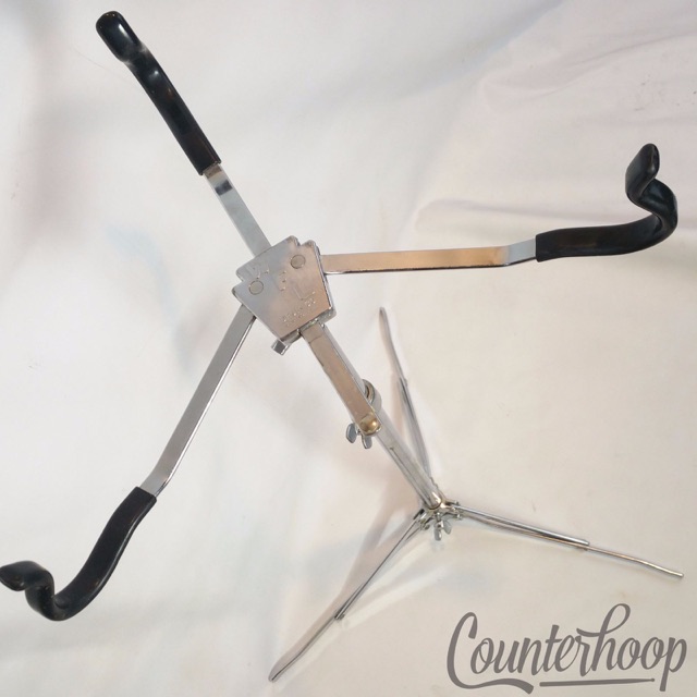 Ludwig WFL Flat-Base Snare Drum Stand Chrome Vintage 50s Flush Chicago Chrome* — main photograph