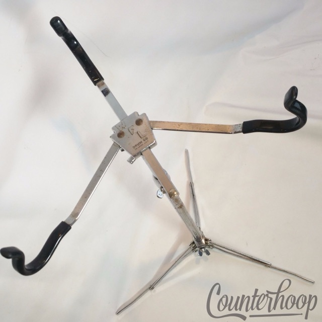 Ludwig WFL Flat-Base Snare Drum Stand Chrome Vintage Flush Chicago 50s Chrome* — main photograph