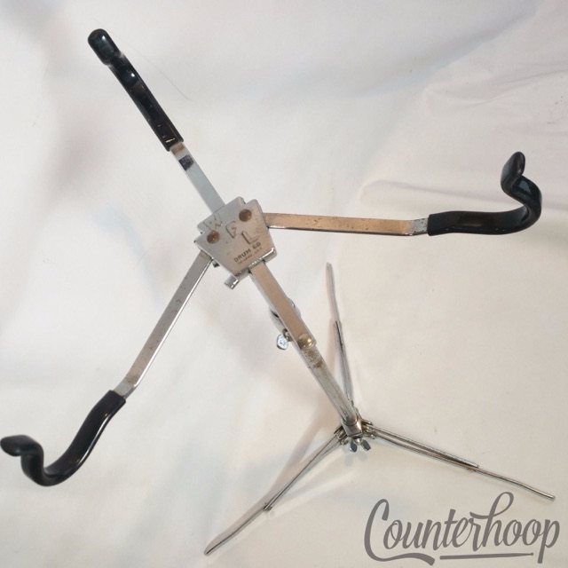 Ludwig WFL Flat-Base Snare Drum Stand Chrome Vintage Flush Chicago 50s Chrome* — main photograph