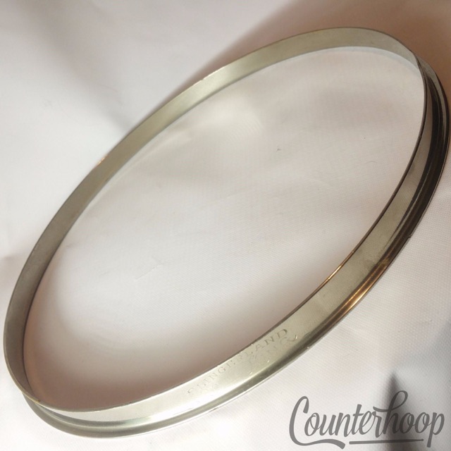Slingerland 13" Radio King Engraved Tom Drum Rim/Hoop Nickel-Brass Single-Flange — main photograph