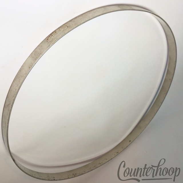 Ludwig&Ludwig 14" Snare Drum Rim/Hoop Nickel Elkhart,IN Vintage 30s Conn Chopper — main photograph