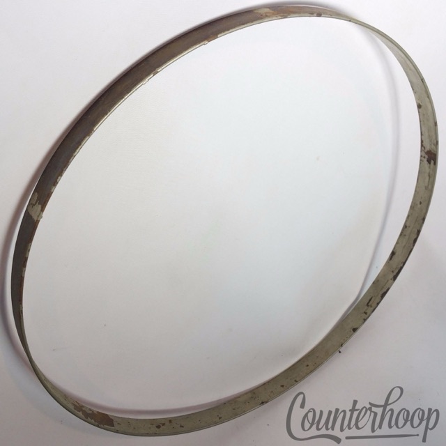 Ludwig&Ludwig 14" Snare Drum Rim/Hoop Nickel Chicago,Il Vintage 20s Chopper USA — main photograph