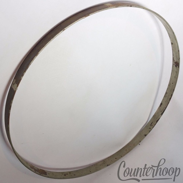 Ludwig&Ludwig 14" Snare Drum Rim/Hoop Nickel Chicago,Il Vintage 20s Chopper USA — main photograph