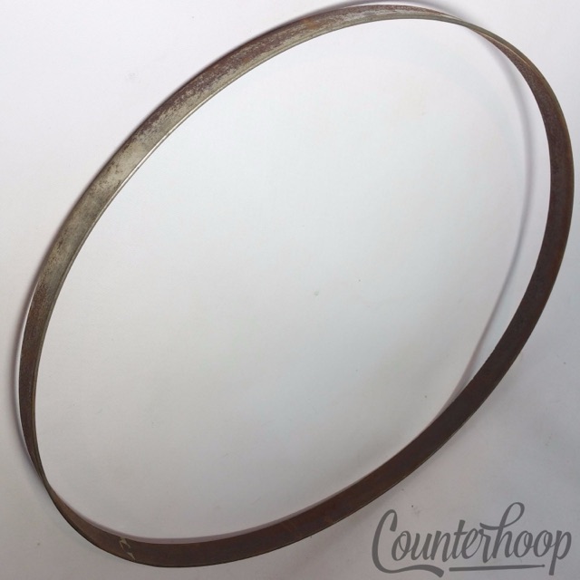 Ludwig&Ludwig 14" Snare Batter Tom Resonant Drum Rim/Hoop Nickel 20s Chopper USA — main photograph