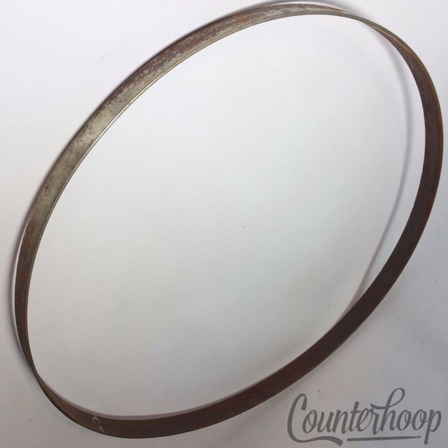 Ludwig&Ludwig 14" Snare Batter Tom Resonant Drum Rim/Hoop Nickel 20s Chopper USA — main photograph
