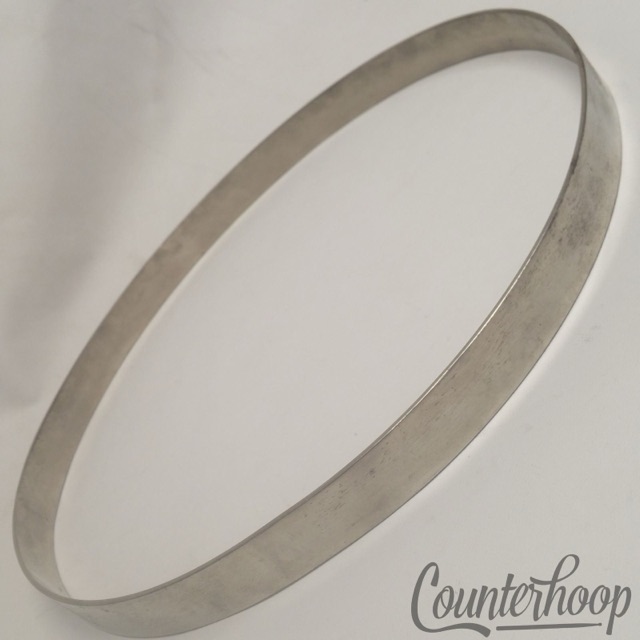 Leedy 13 1/8"Snare Batter/Tom Resonant Drum Rim/Hoop Nickel StickChopper Vintage — main photograph