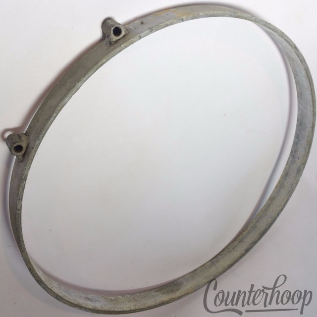 Slingerland 13" Timbale Drum Rim/Hoop Heavy 2lb 3oz 15/16" Vintage 50s Leedy USA — main photograph