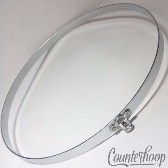 Gretsch 14"Straight Stick-Chopper Chrome Snare Drum Batter Rim/Hoop-Strainer Mnt — main photograph