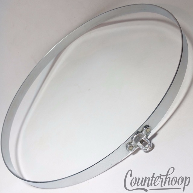 Gretsch 14"Straight Stick-Chopper Chrome Snare Drum Batter Rim/Hoop-Strainer Mnt — main photograph