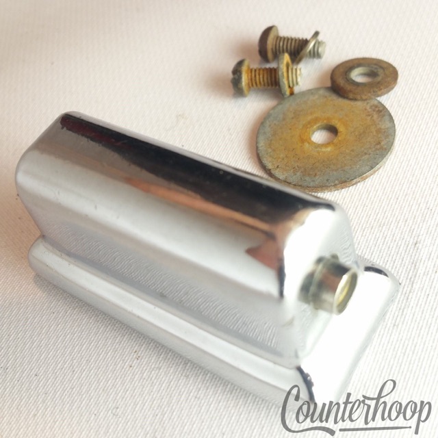 Rogers Prototype Beavertail Tom Drum Lug Chrome Powertone/Holiday Vintage 60s* — main photograph