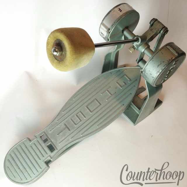Ghost Pre-Ludwig Bass Drum Pedal Vintage 60s USA Classic Kick Solid Footboard* — main photograph