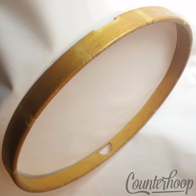 Nokes&Nicolai 14" Snare Drum Hoop Resonant Side Rim Vintage 10s 1Ply Maple Wood — main photograph