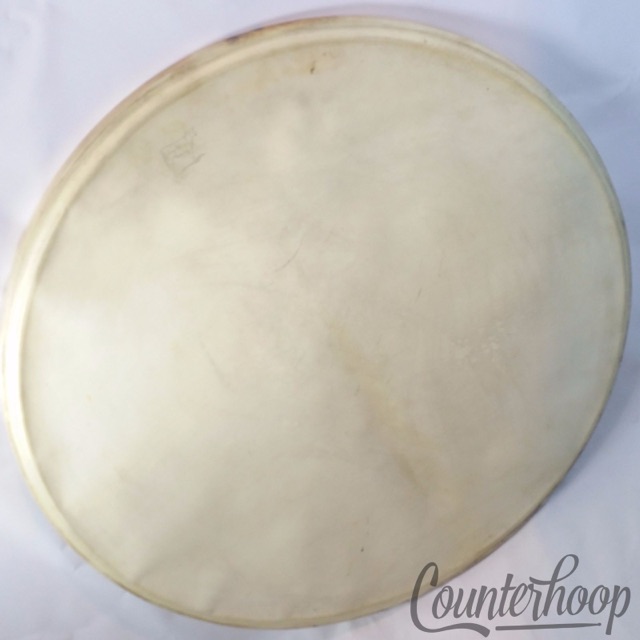 Ludwig 26" White-Calf Skin Bass Drum Head Vintage 20s Calfskin Resonant/Batter* — main photograph