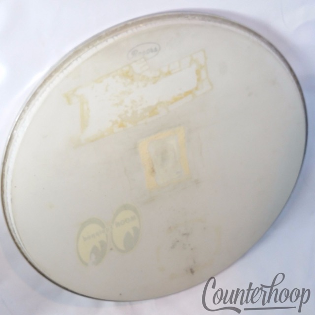 Rogers 20" Bass Drum Head Batter/Resonant Coated Kick Vintage 60s Cleveland USA — main photograph