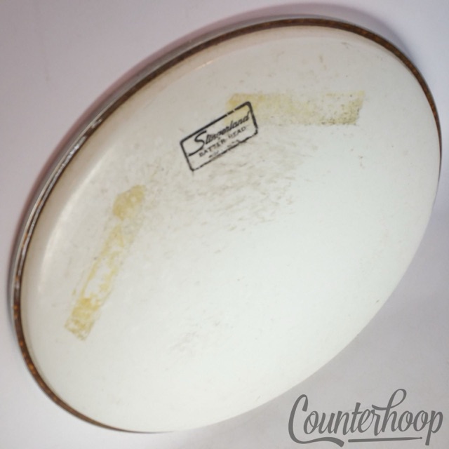 Slingerland 13" Sound King Drum Batter Head Made In USA Vintage 60s Opaque White — main photograph