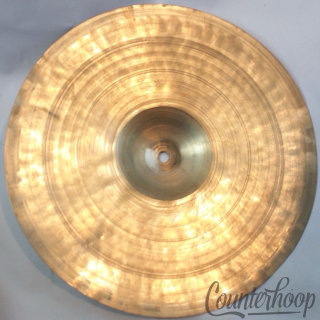 Zildjian 13"Hi-Hat Crash Cymbal 520g Paper-Thin B20 Bronze Vintage 40s Avedis A — main photograph