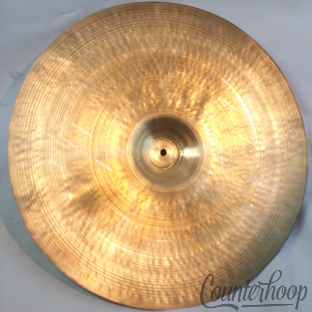 Zildjian 50s 20" Thin Crash/Ride Cymbal 2100g Hollow-Stamp Vintage B20 Avedis* — main photograph