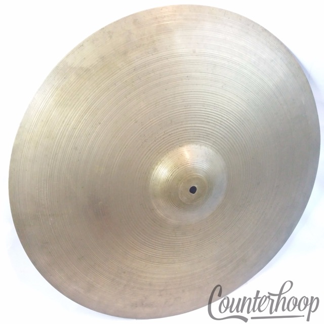Zildjian 50s 22" Paper-Thin Ride Cymbal 2360g Wobbly Vintage B20 Avedis Jazzy* — main photograph