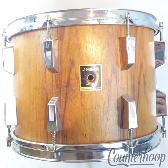 Sonor Phonic 14x10" Rosewood Tom Drum Vintage 70s 9Ply Beech Anniversary Germany — main photograph