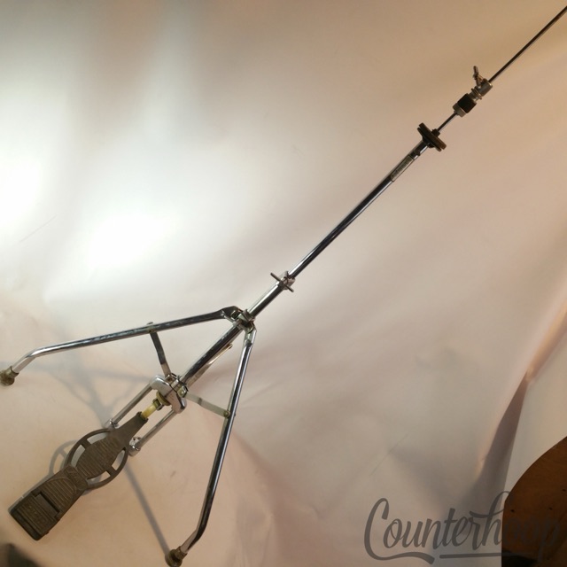 Ludwig Hercules Hi-Hat Cymbal Stand Spur-Lok Chicago Vintage 70s Metal Feet Tube — main photograph