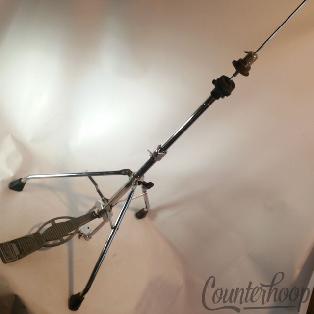 Ludwig Hercules Hi-Hat Cymbal Stand Spur-Lok Chicago Vintage 70s Rubber Feet USA — main photograph