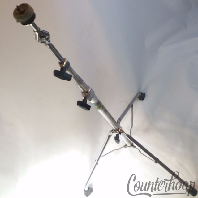 Ludwig Hercules Straight Crash/Ride Cymbal Stand Vintage 70s Tube-Leg Tripod USA — main photograph