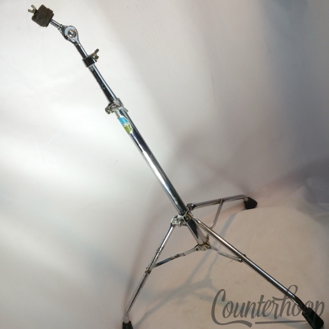 Ludwig Hercules Straight Crash/Ride Cymbal Stand Vintage 70s Tube-Leg Tripod USA — main photograph