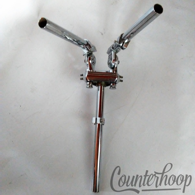Ludwig Modular Double Tom Drum Mount 2x Post Arms Bass Drum Stand Vintage70s 1" — main photograph