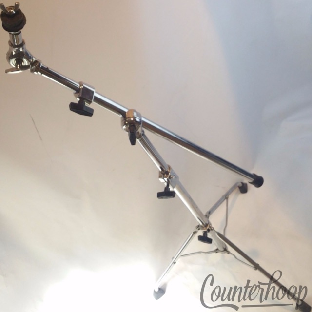 Ludwig Hercules Boom Crash/Ride Cymbal Stand Ext.Arm Vintage 70s Tube-Leg Tripod — main photograph