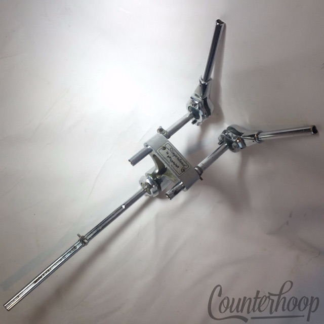 Slingerland Set-O-Matic Double-Post Tom Drum Arm Mount Vintage 70s Setomatic USA — main photograph
