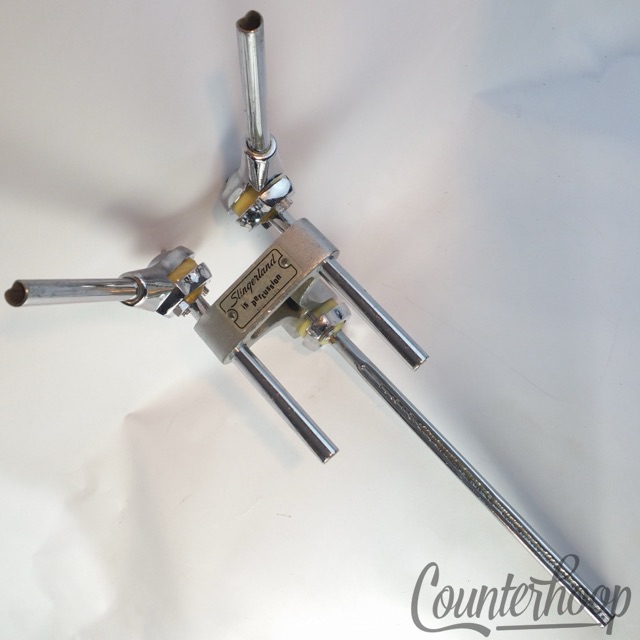 Slingerland Set-O-Matic Double-Post Tom Drum Arm Mount Vintage 70s Setomatic USA — main photograph