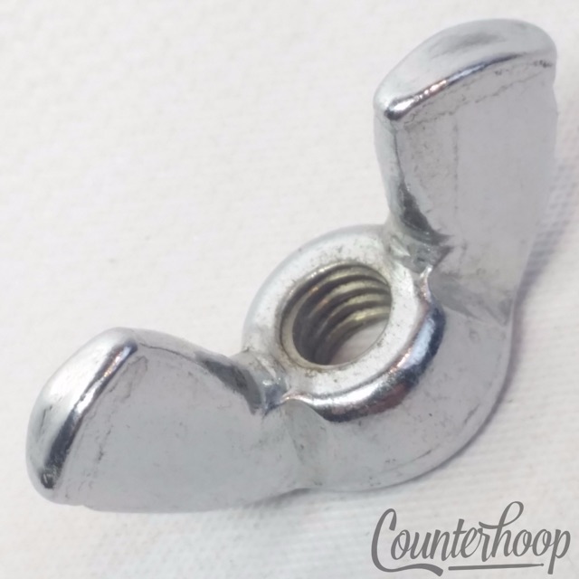 Ludwig NOS Wing-Nut Chrome Vintage 60s Super Classic Hardware Stand 1/4x20 1 1/4 — main photograph