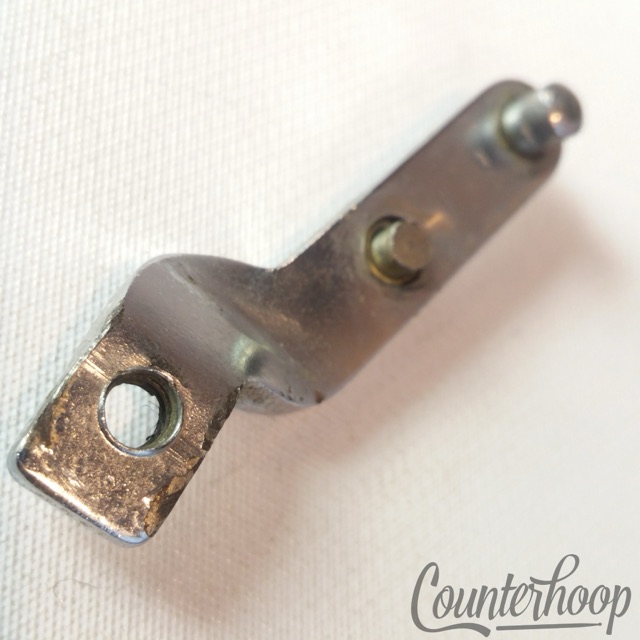Slingerland 3Point Throw-Off/Strainer Lever Arm Part Chrome Extns Radio King 50s — main photograph