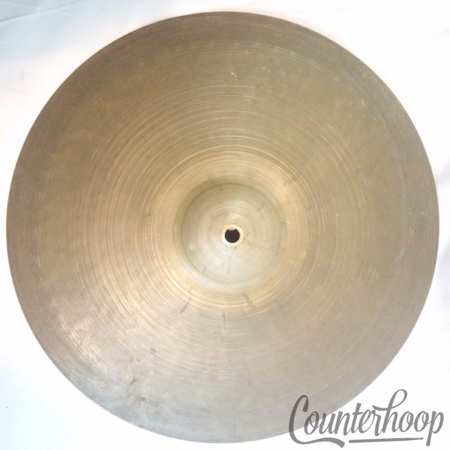 Zildjian 15 1/8"Hi-Hat Bottom Cymbal 1480g Turkish USA B20 Vintage 50s Avedis A — main photograph