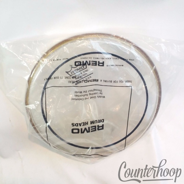 Remo 8" NOS Tom Drum Head Pinstripe Batter/Resonant Clear Weatherking Pin Stripe — main photograph