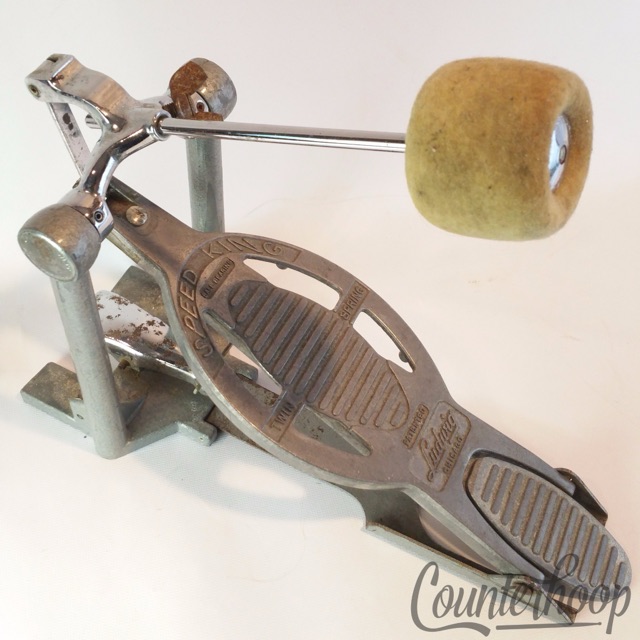 Ludwig Speed King Bass Drum Pedal Twin Spring OG Beater Vintage 60s Chicago USA — main photograph