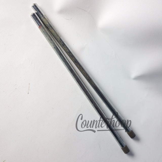 Slingerland Straight Bass Drum Spurs Blunt Chrome Disappearing Vintage 60s USA* — main photograph