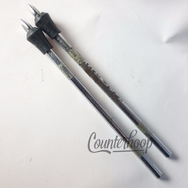 Gretsch Straight Bass Drum Spurs Short Chrome Disappearing Vintage 60s RB USA* — main photograph